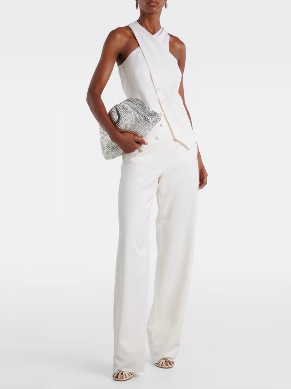 Max Mara
Balta high-rise virgin wool wide-leg pants IT 40